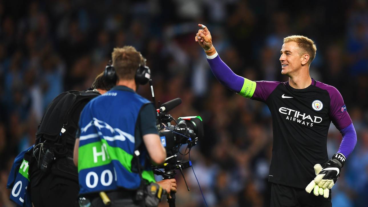 Joe Hart durfte für ManCity ran