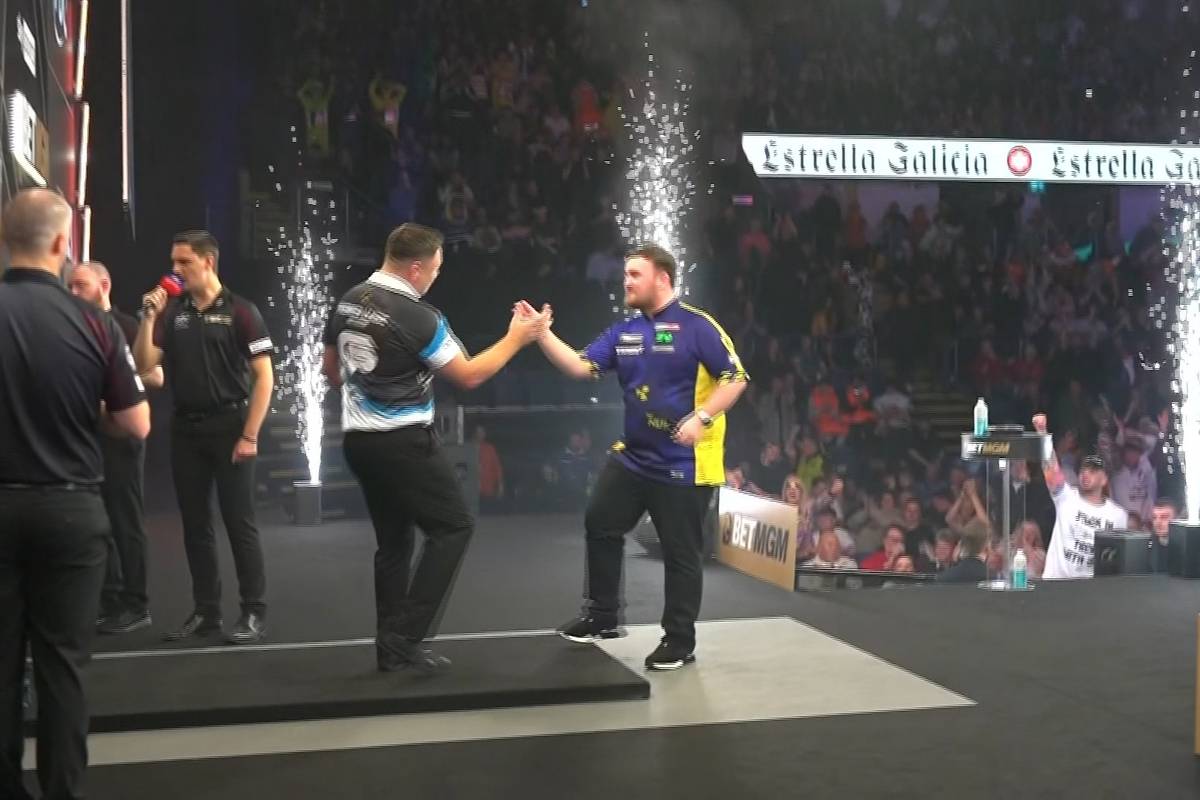 Gerwyn Price gewinnt den sechsten Spieltag der Premier League of Darts im Finale gegen Luke Littler und steht damit wieder unter den Top 4 der Tabelle.