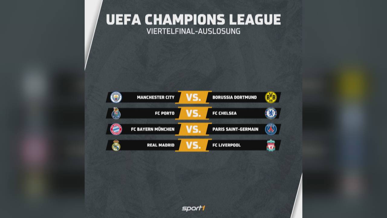 Auslosung Champions League: Schwere Gegner für Bayern und Borussia Dortmund