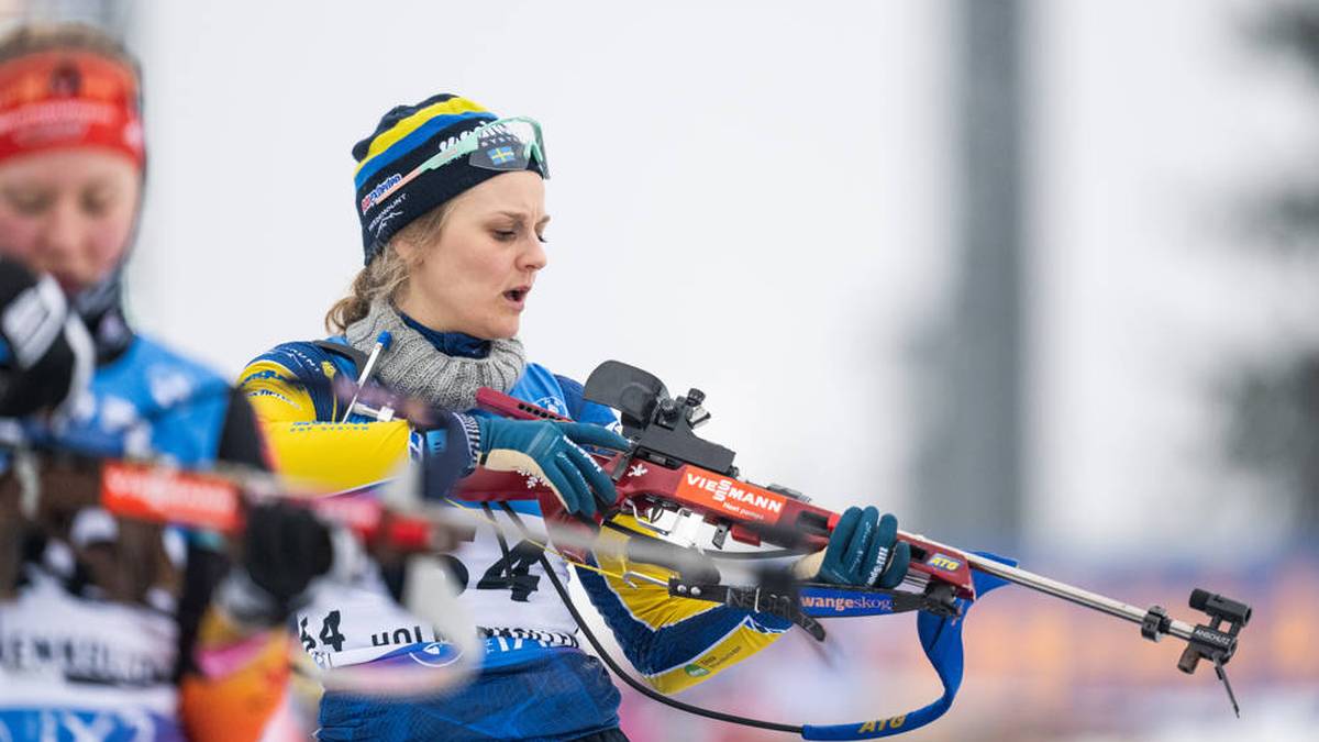 Stina Nilsson muss neun Fehlschüsse am Holmenkollen verkraften