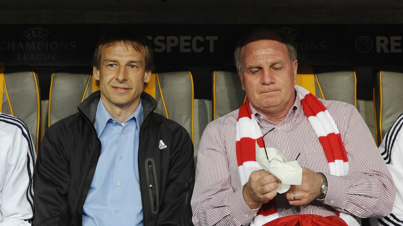 Bayern Munich's coach Juergen Klinsmann