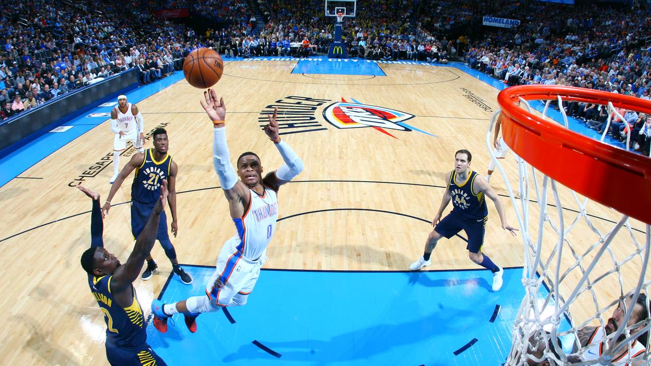 Große Westbrook-Gala rettet George