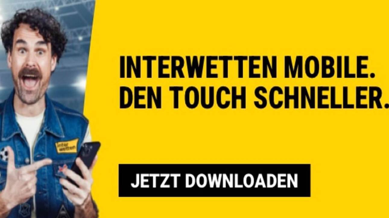 Auf der Webseite von Interwetten findest du unter dem Menüpunkt “App” noch weitere Infos zur Sportwetten App des Anbieters.