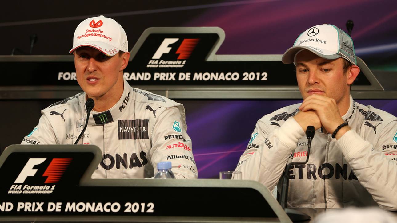 Michael Schumacher hatte bei Mercedes mit Nico Rosberg einen starken Teamkollegen