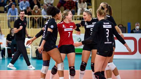 Die Roten Raben Vilsiburg empfangen in der Volleyball-Bundesliga die Ladies in Black Aachen