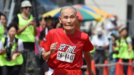 Hidekichi Miyazaki ist im Alter von 105 Jahren die 100-Meter-Distanz gelaufen