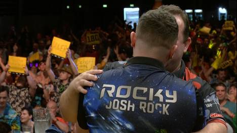 Josh Rock besiegt seinen Landsmann mit einem klaren 6:0 und zieht somit in die nächste Runde ein. 