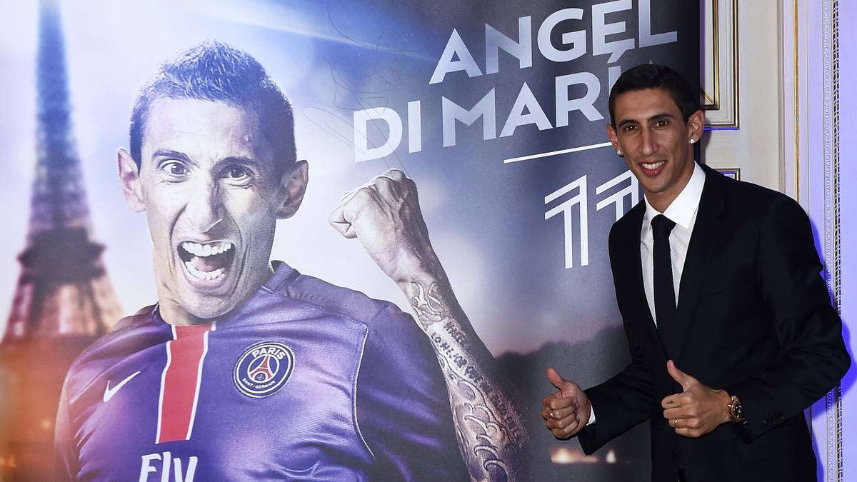 PLATZ 2: Angel Di Maria - für 63 Millionen Euro von Manchester United zu Paris Saint-Germain
