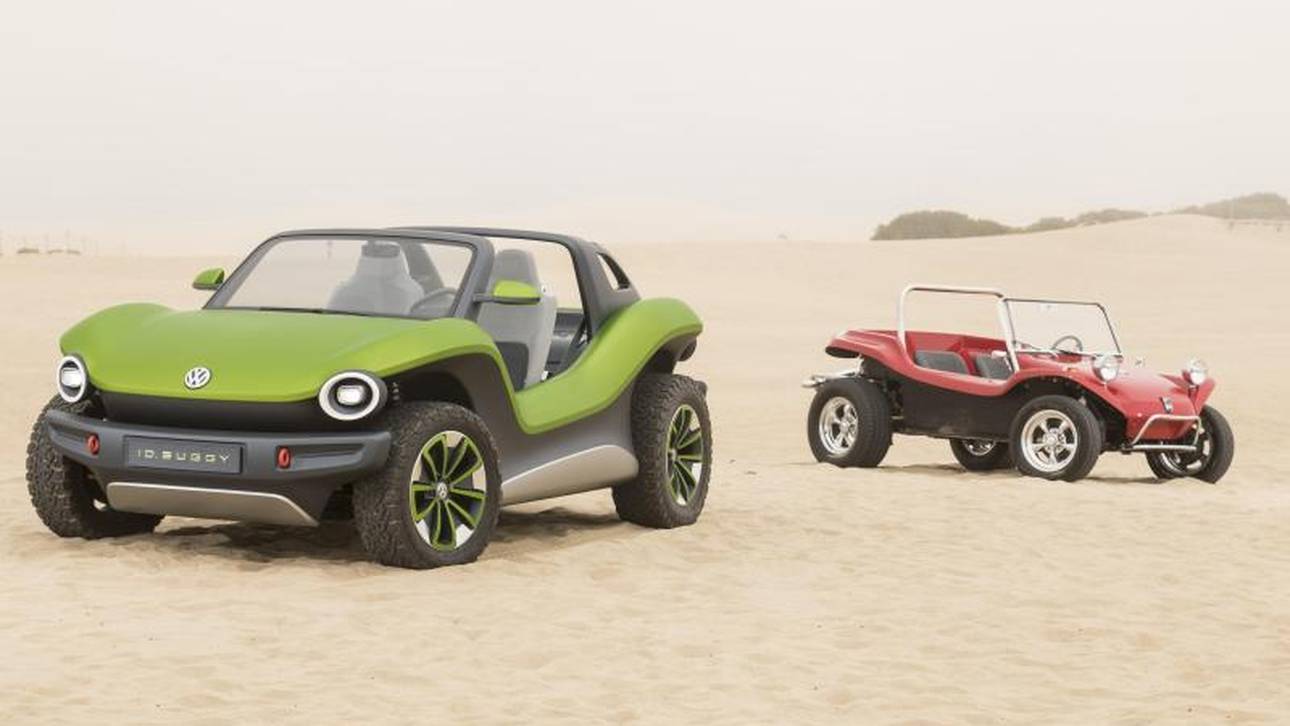 Hinter dem ID Buggy steckt die Modell-Idee von Bruce Meyer, der vor gut 50 Jahren den Manx erfunden hat. Die Plattform stammt nun jedoch vom kommenden ID3