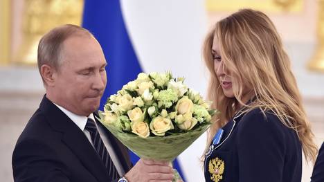 Wladimir Putin holte beim Empfang von Russlands Olympioniken zum Rundumschlag aus