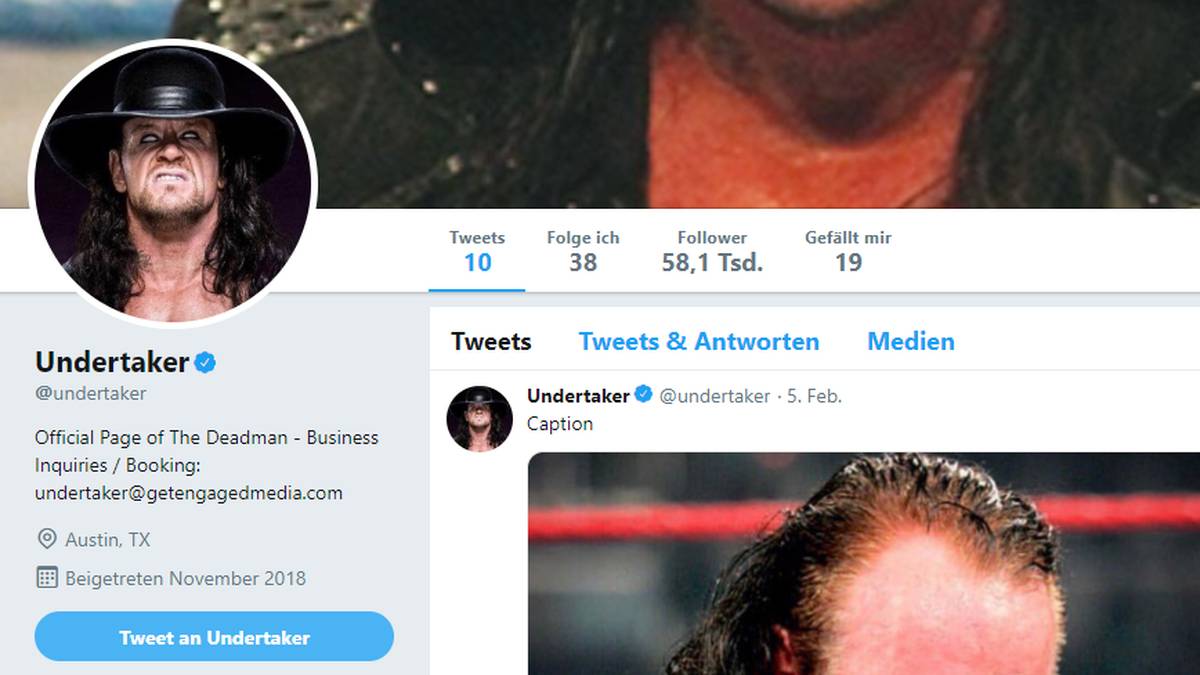 In der Biographie des Undertaker steht nicht mehr "WWE Superstar"
