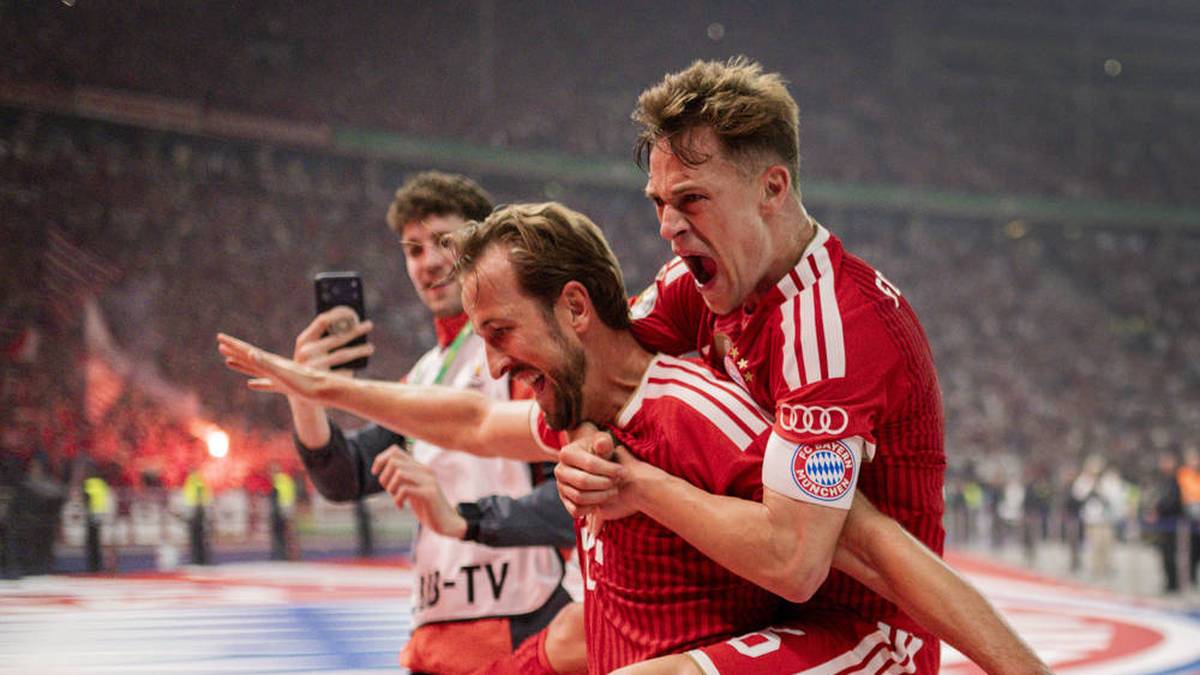 Endlich wieder Pokalsieger! Nach sechs Jahren holt der FC Bayern wieder den Titel und macht gegen den VfB Stuttgart das Double perfekt. SPORT1 zeigt die besten Bilder der Feier