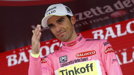Alberto Contador bleibt im Rosa Trikot beim Giro D'Italia