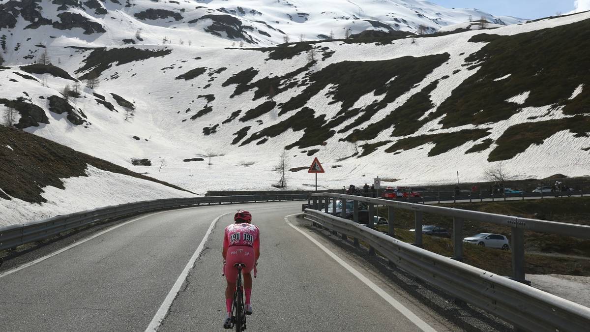 Schneefall: Giro-Start verschoben