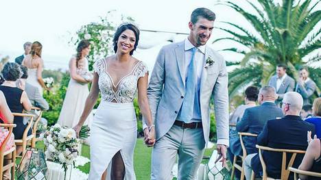 Schwimm-Heroe Michael Phelps hat im Juni in Mexiko Nicole Johson geheiratet