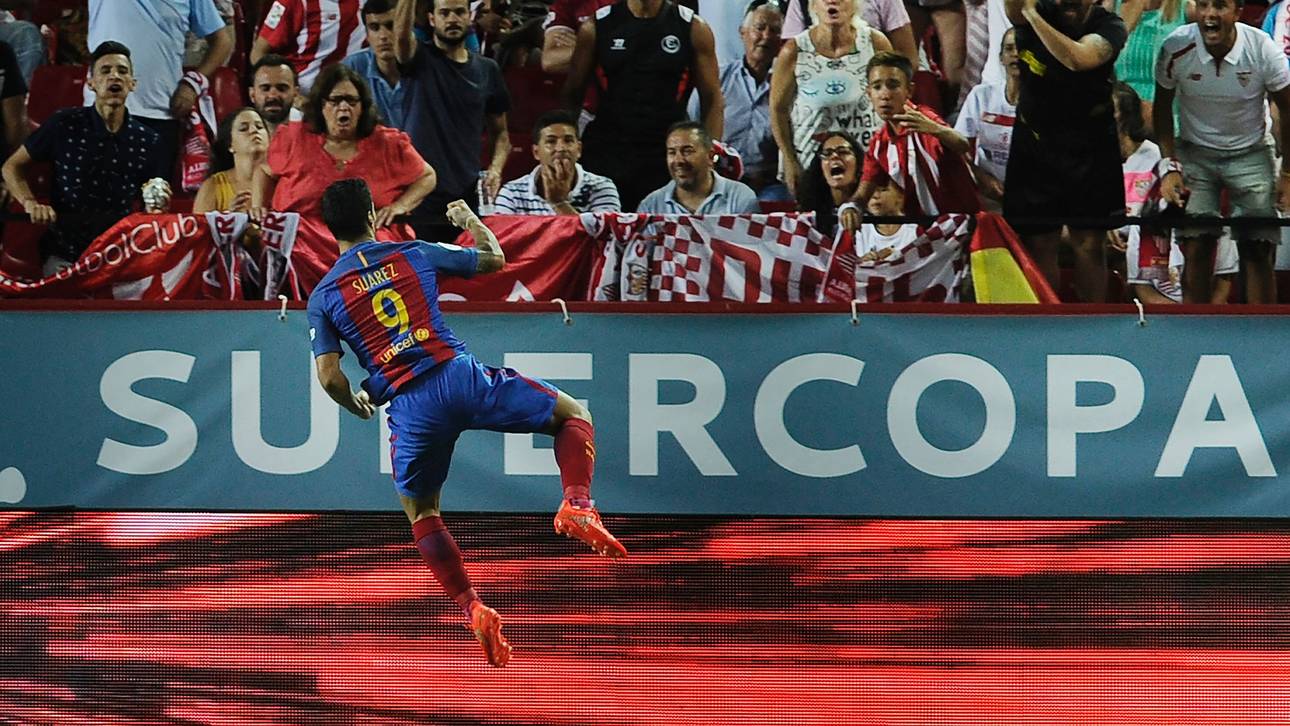 Barca siegt im Hinspiel des Supercups