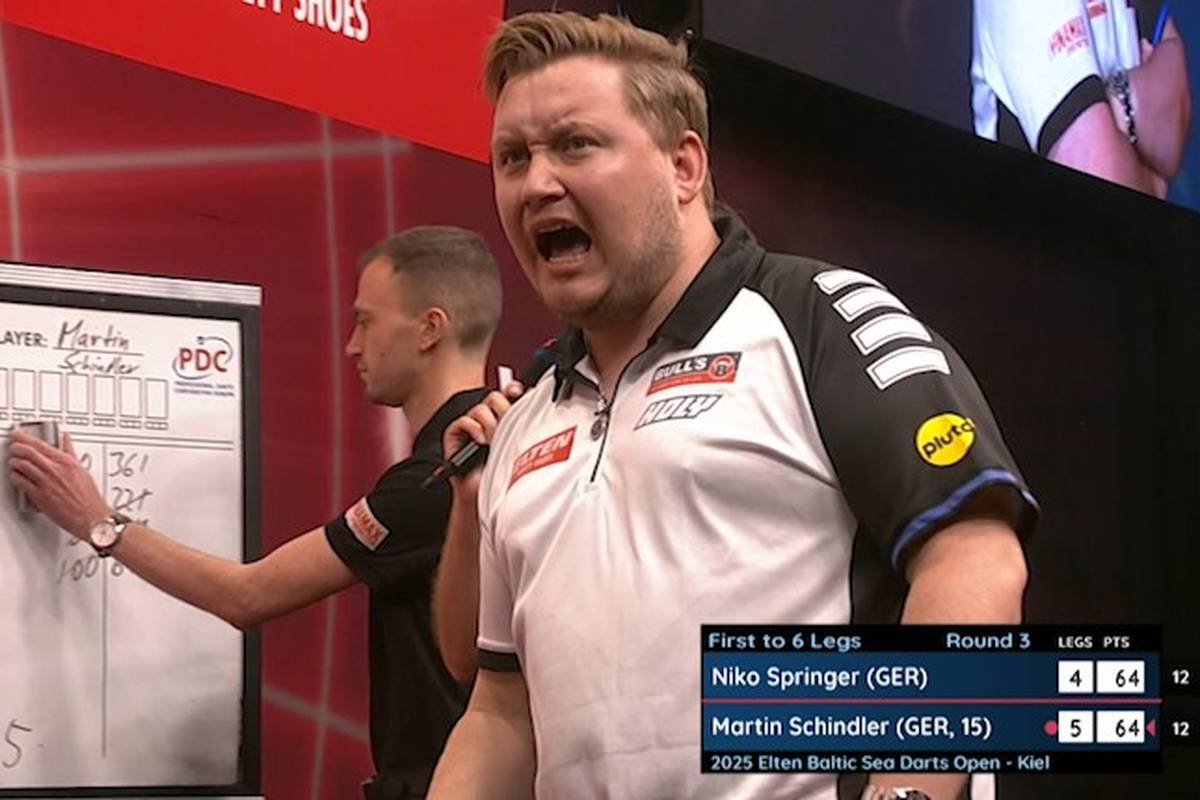 Im deutschen Duell gewinnt Martin Schindler gegen Niko Springer in einem spannenden Match und sichert sich als letzter verbliebener Deutscher den Platz im Viertelfinale.