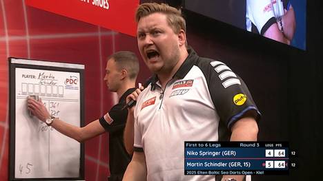 Im deutschen Duell gewinnt Martin Schindler gegen Niko Springer in einem spannenden Match und sichert sich als letzter verbliebener Deutscher den Platz im Viertelfinale.