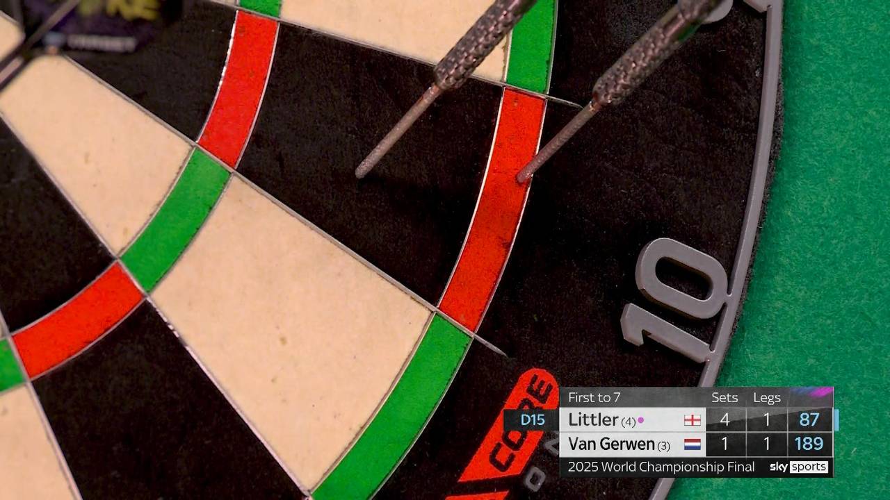 Darts-WM 2025: Kommentator fassungslos! Was macht Littler denn da?