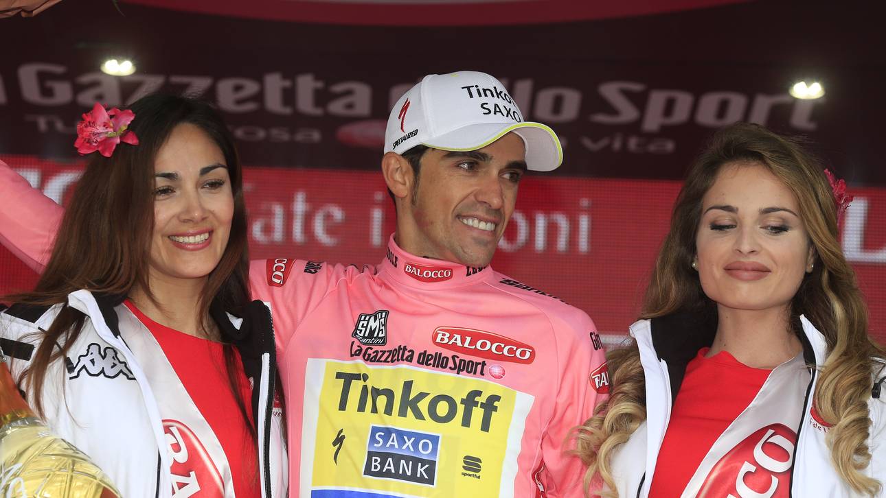 Contador verteidigt Rosa Trikot