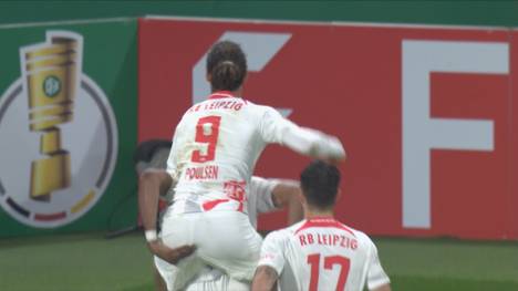 Nach langer Leidenszeit hat sich Yussuf Poulsen endgültig zurückgemeldet. Der Doppelpack des Dänen gegen den Hamburger SV ebnete RB Leipzig den Weg ins Pokal-Achtelfinale.
