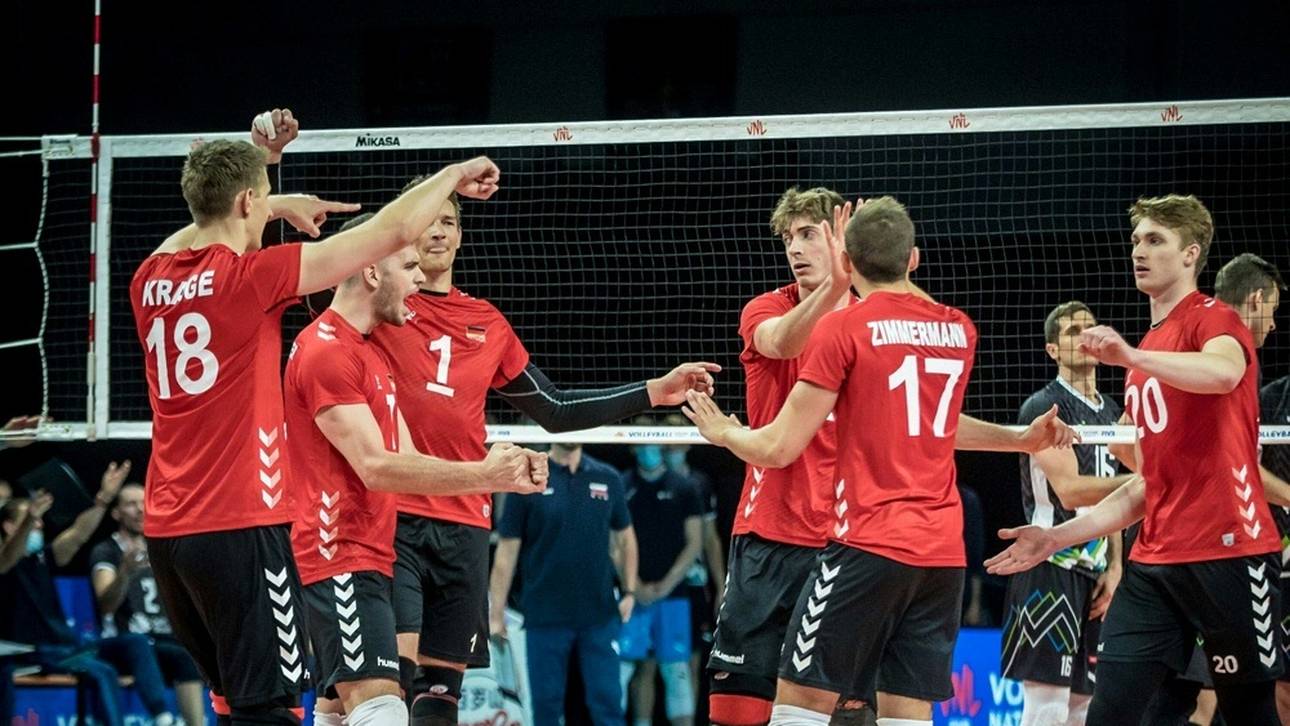 Dritter Sieg für deutsche Volleyballer