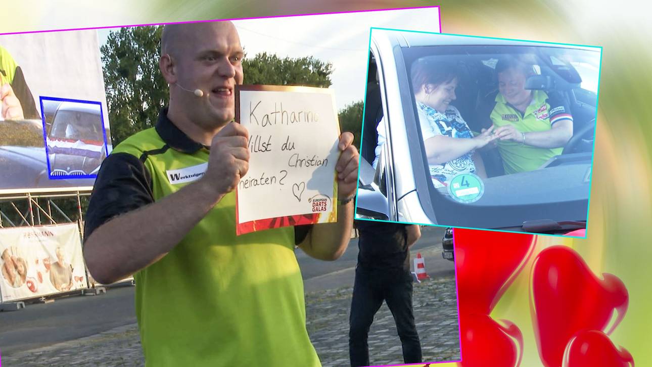 Heiratsantrag durch van Gerwen