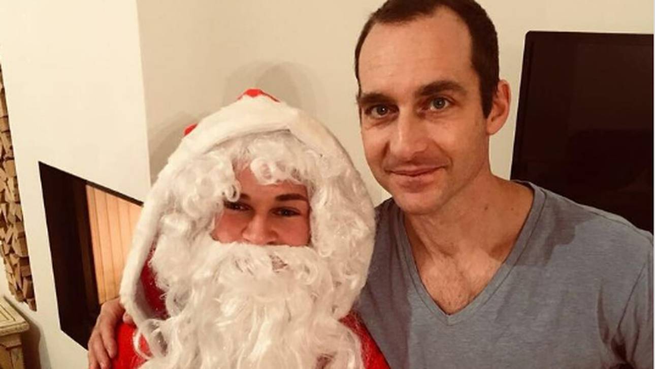 Joshua Kimmich spielte im Hause Lobinger den Nikolaus