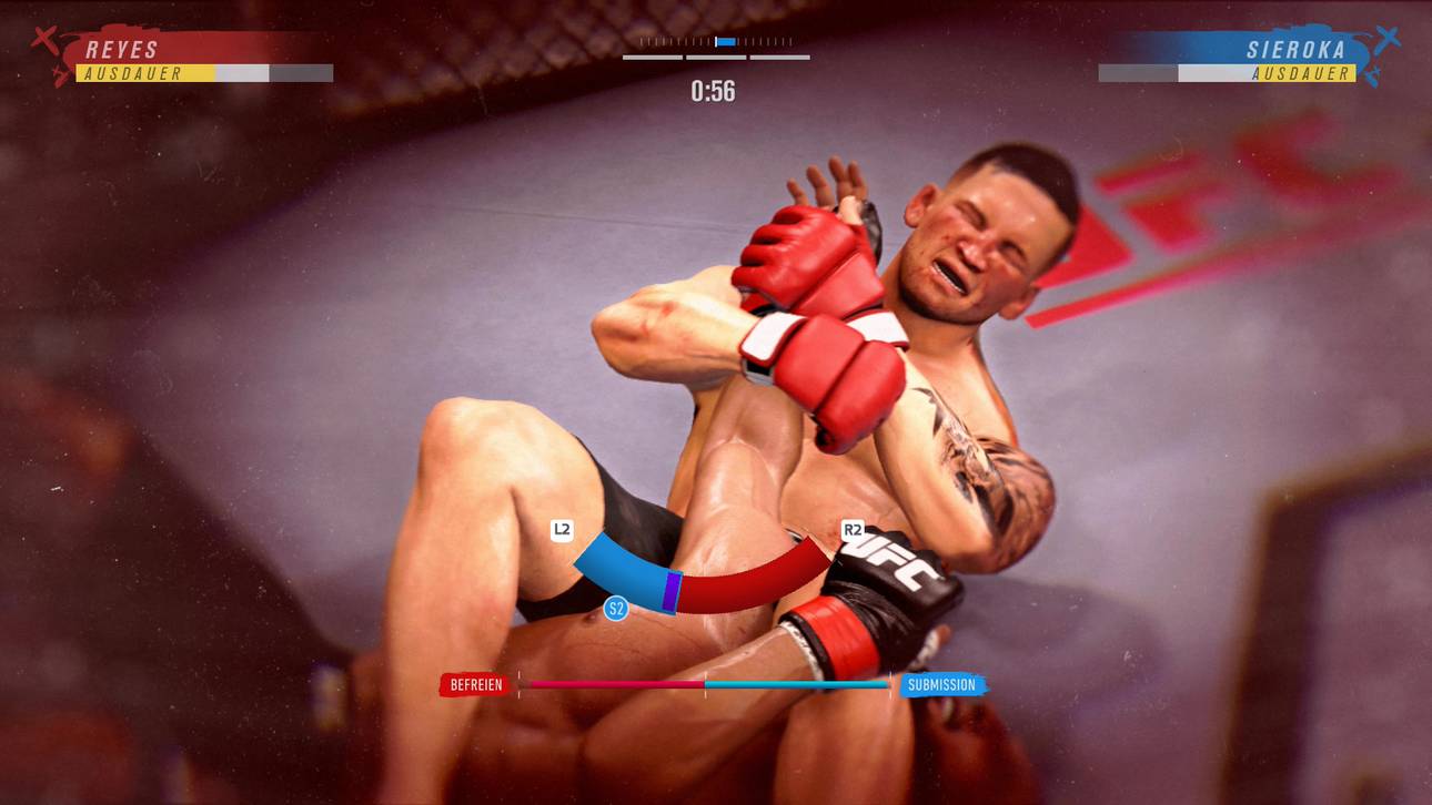 Bis sich die Balken biegen - Submission-Moves in UFC 4