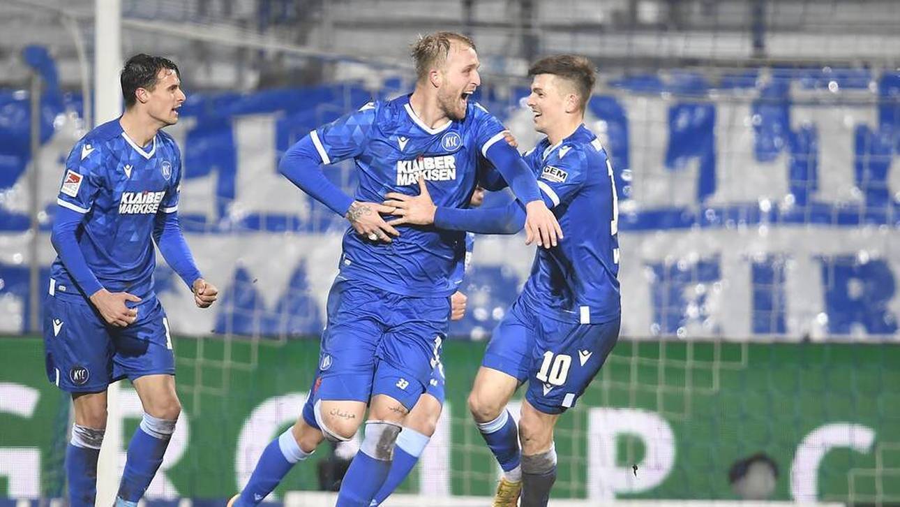 KSC schockt Fürth, FCH geht unter