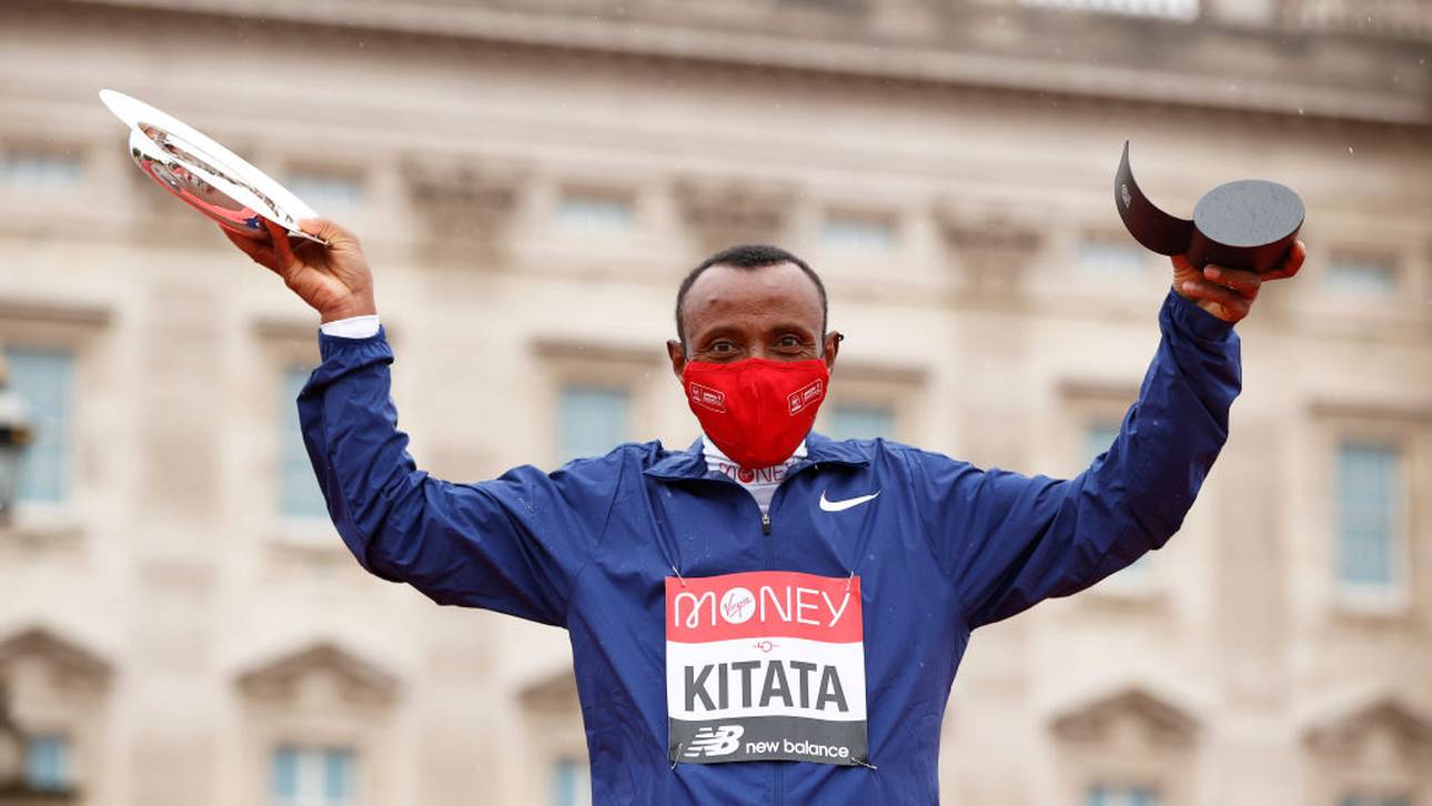 Shura Kitata gewann den London Marathon 2020