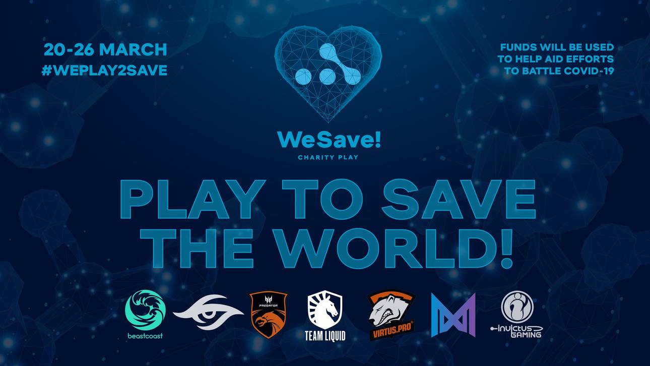 „We Save! Charity Play“-Turnier