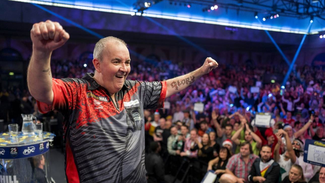 Bei Senioren-WM: Darts-Legende Taylor feiert nach vier Jahren Comeback