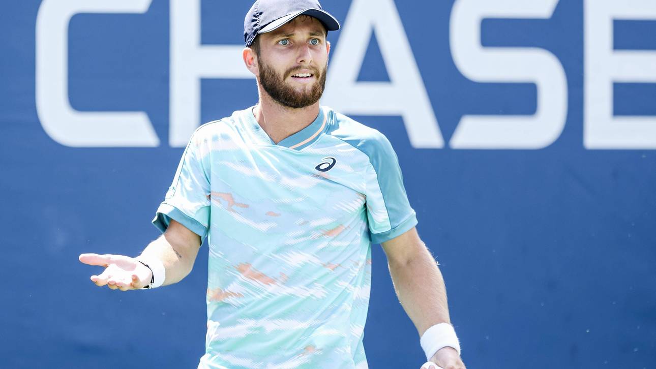 US Open: Liegestütze während Match