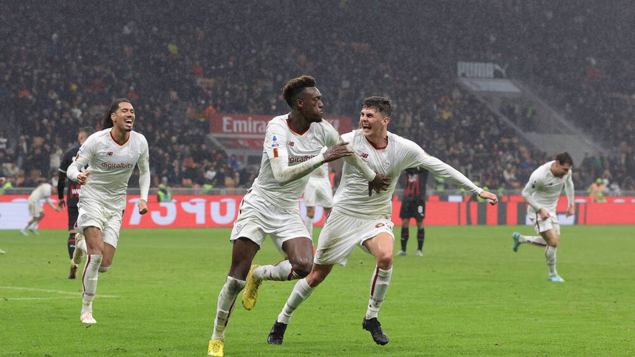Irre! Roma schockt Milan spät