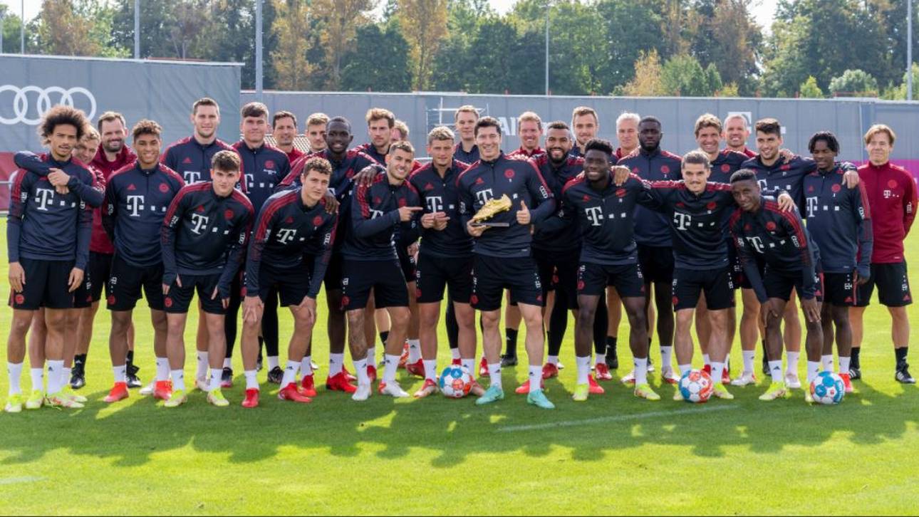 Trainiert Lewandowski mit goldenem Schuh?