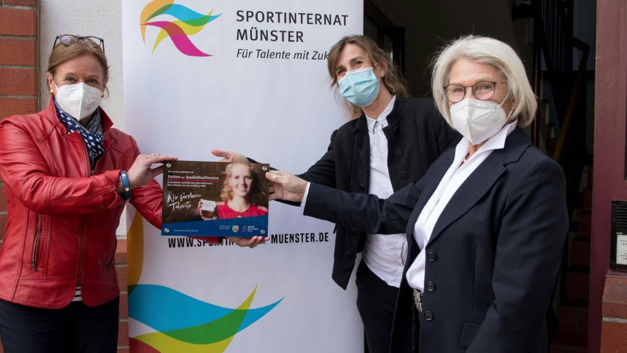 Sportstiftung NRW zeichnet Sportinternat Münster aus