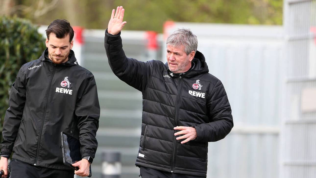 Tschö: Friedhelm Funkel (r.) hat seine Mission beim 1. FC Köln erfolgreich beendet. Ob er nochmal als Trainer arbeiten wird, lässt er offen