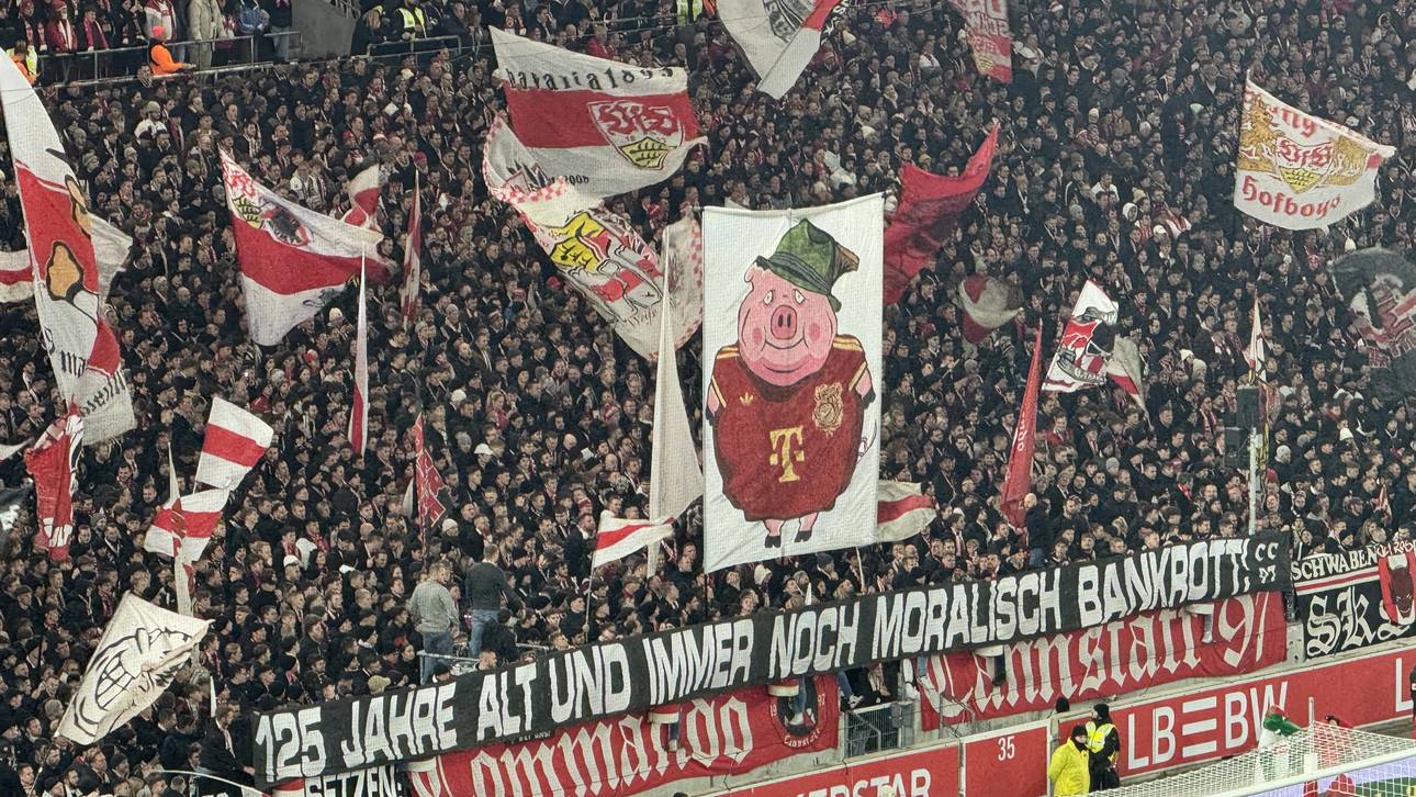 VfB-Fans verhöhnen Bayern
