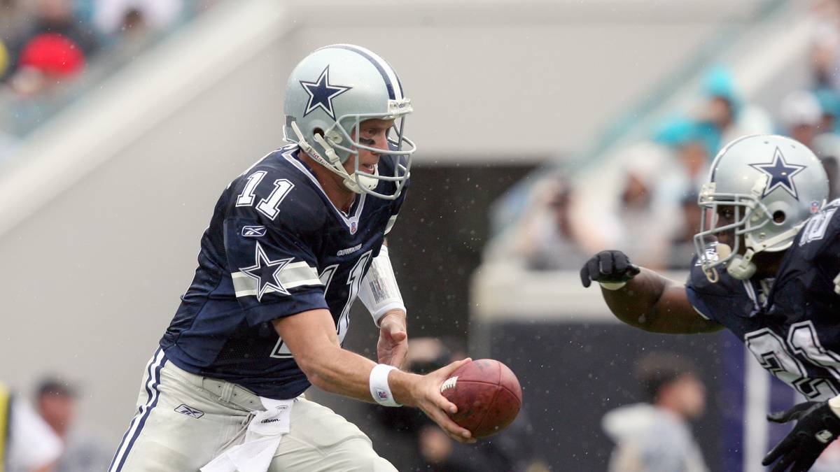 PLATZ 14 - DREW BLEDSOE (New England Patriots, Buffalo Bills, Dallas Cowboys, 44.611 Passing Yards)