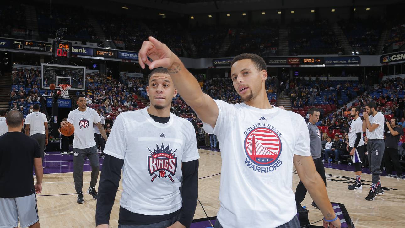 Seth Curry und Stephen Curry
