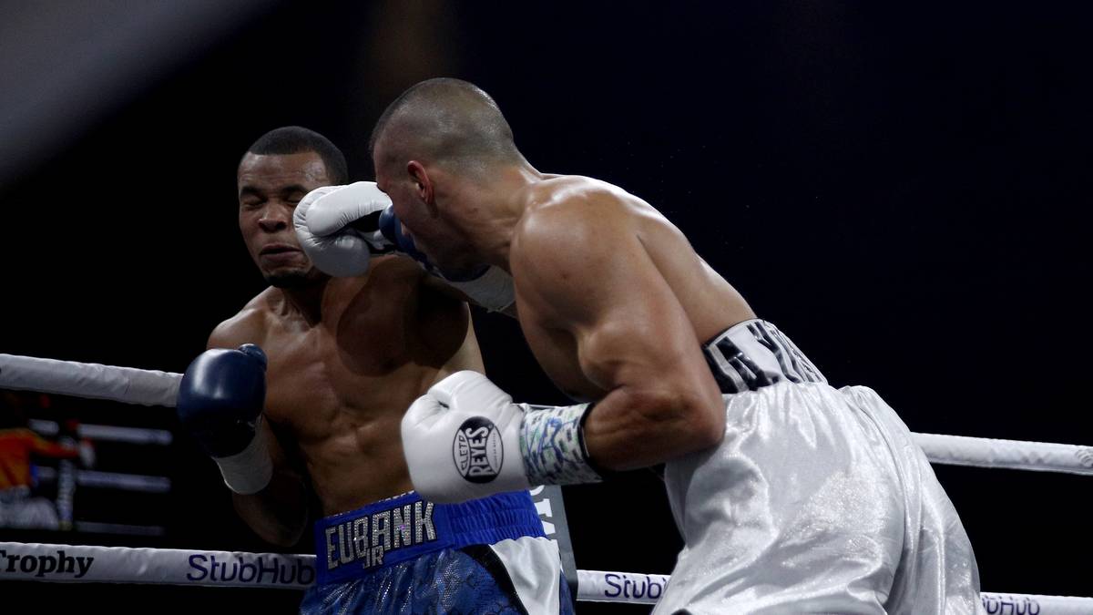 Yildirim kann gegen Eubank den ein oder anderen Treffer setzen 