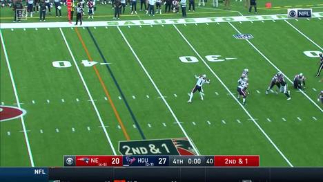 Bei den Patriots läuft es mit dem neuen Quarterback noch nicht rund. Newton probiert sich noch in die Overtime retten - doch scheitert.