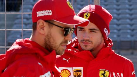 In diesem Jahr werden Vettel und Leclerc noch für Ferrari fahren