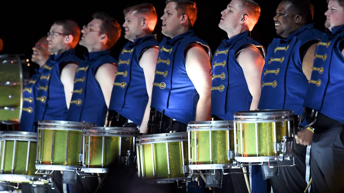 Sogar eine Marching Band haben die Super-Bowl-Macher an den Start gebracht