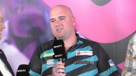 Rob Cross war mit seinem Spiel gegen Thibault Tricole trotz des deutlichen 3:0 Sieges nicht zufrieden.