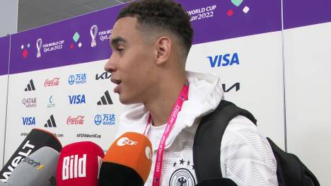 Eigentlich könnte Jamal Musiala nach einer guten Leistung beim 1:1 gegen Spanien zufrieden sein. Ist er aber nicht.