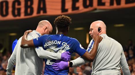 Callum Hudson-Odoi verletzte sich bei Chelseas 2:2 gegen Burnley