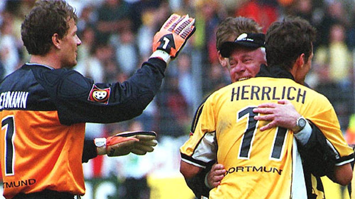 Mit Erfolg: Das unorthodoxe Duo holte in vier Spielen sieben Punkte mit dem BVB - was reichte, um am Ende den Klassenerhalt zu bejubeln