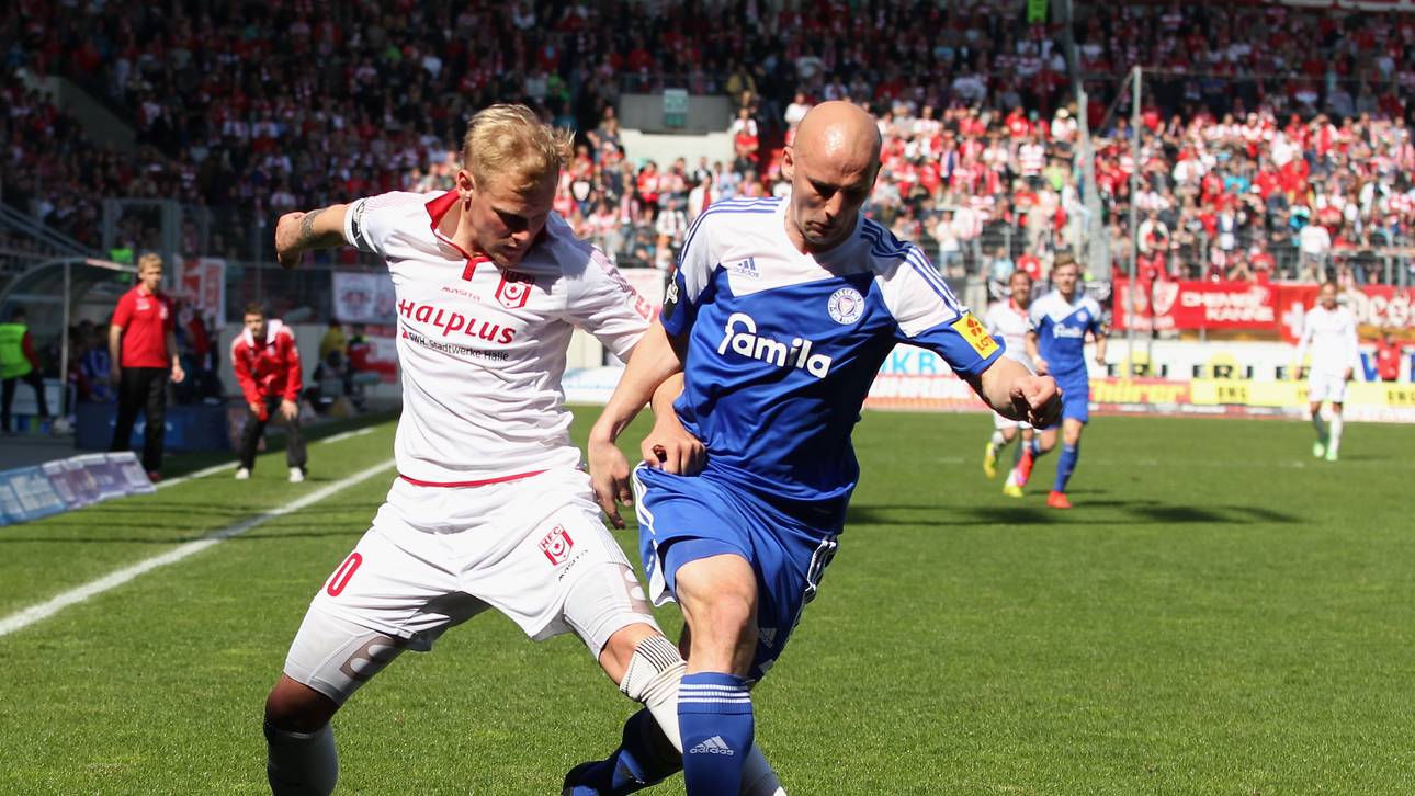 Kiel rettet Punkt beim Halleschen FC